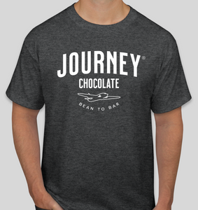 Charcoal Heather Journey Chocolate Logo T-Shirt