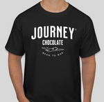 Load image into Gallery viewer, Black Journey Chocolate Logo T-Shirt
